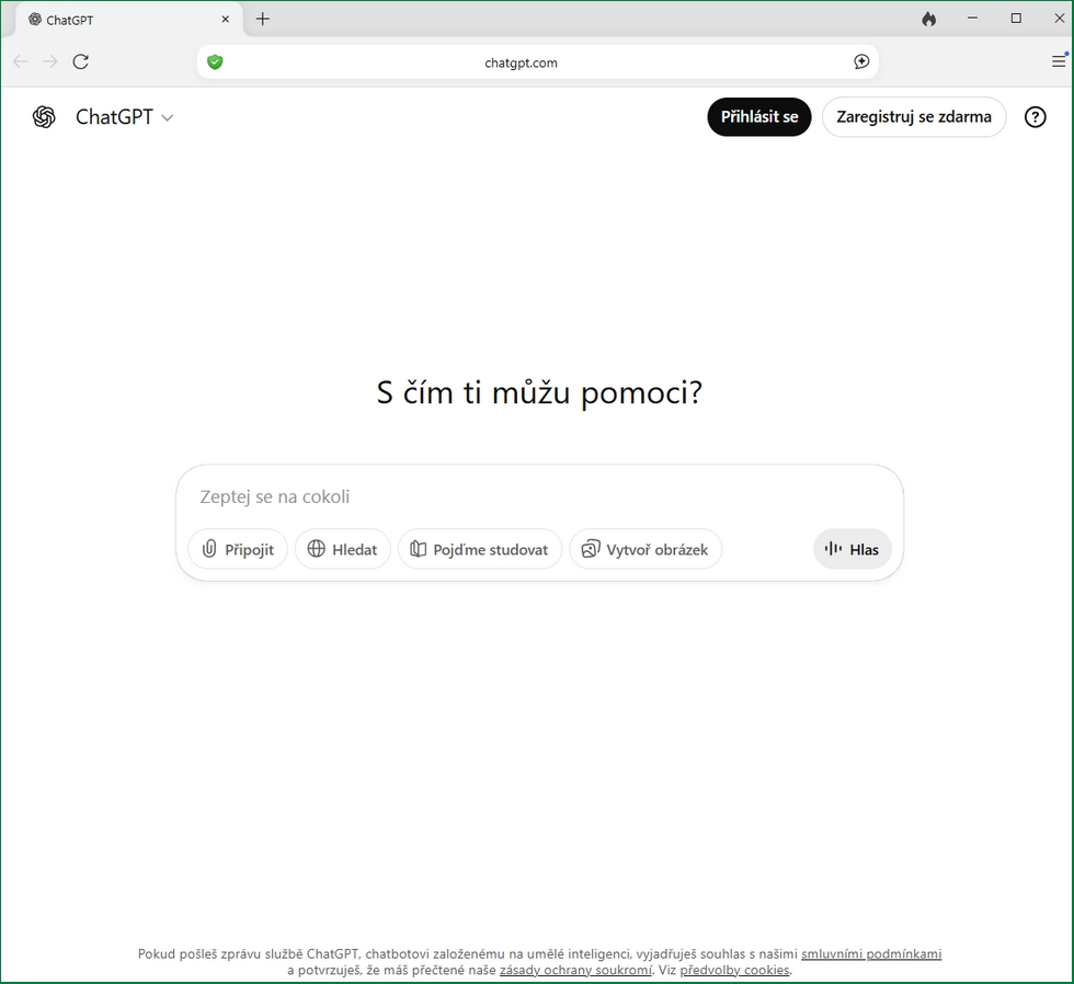 ChatGPT.com – orientace